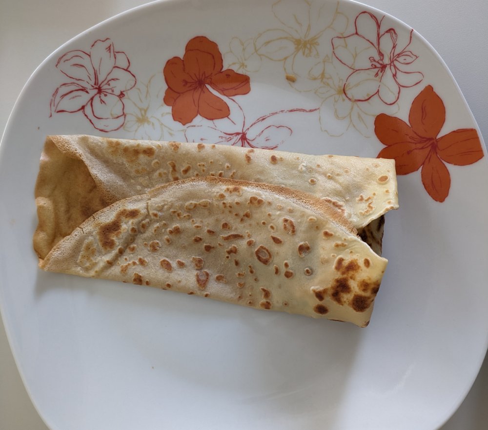 Crepes with Meat and Mushrooms