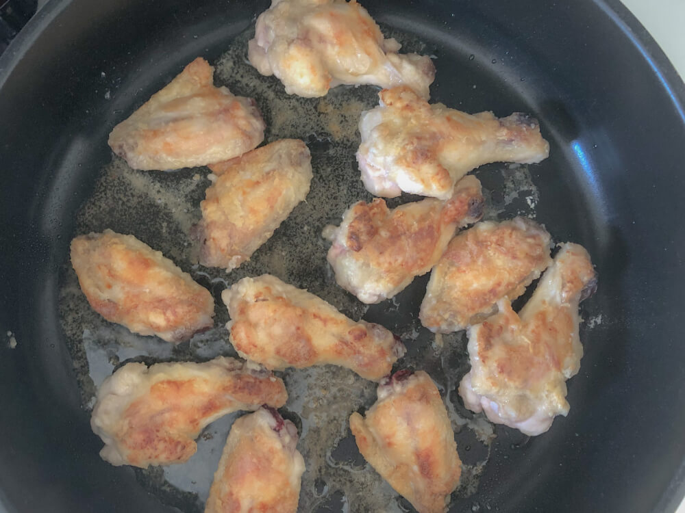 Chicken Wings in Soy-Mirin Sauce