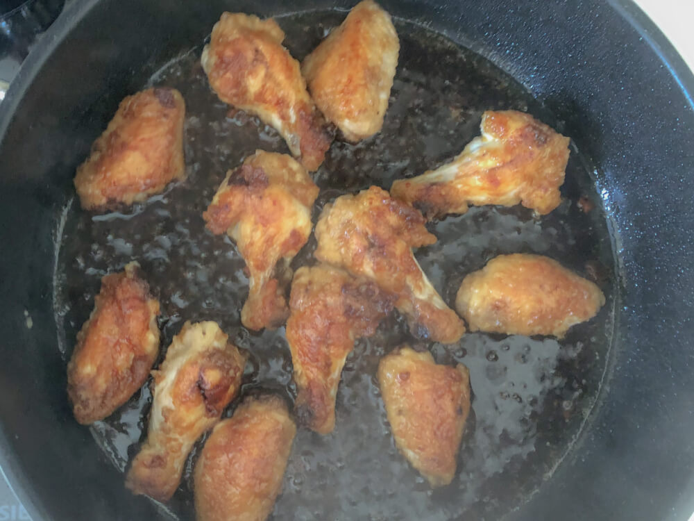 Chicken Wings in Soy-Mirin Sauce